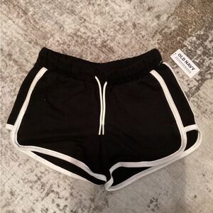 Old Navy Kids Black and White Trim Shorts